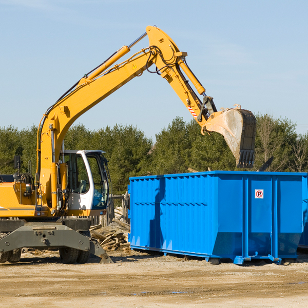 how many times can i have a residential dumpster rental emptied in Pueblo Pintado